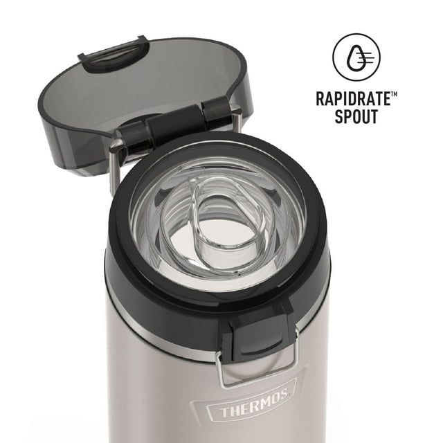 Thermos ICON Series Stainless Steel Vacuum Insulated Water Bottle w/ Spout, Sandstone, 24oz EasyOptionXY LLC