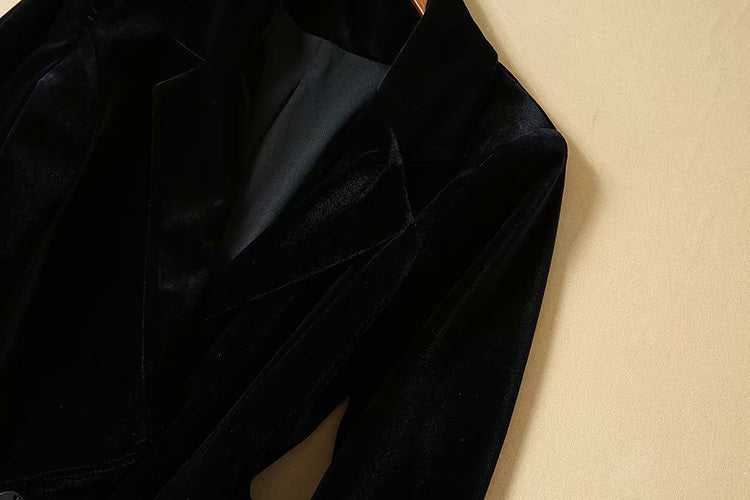 Velvet professional suit high-end women Pi-Mart
