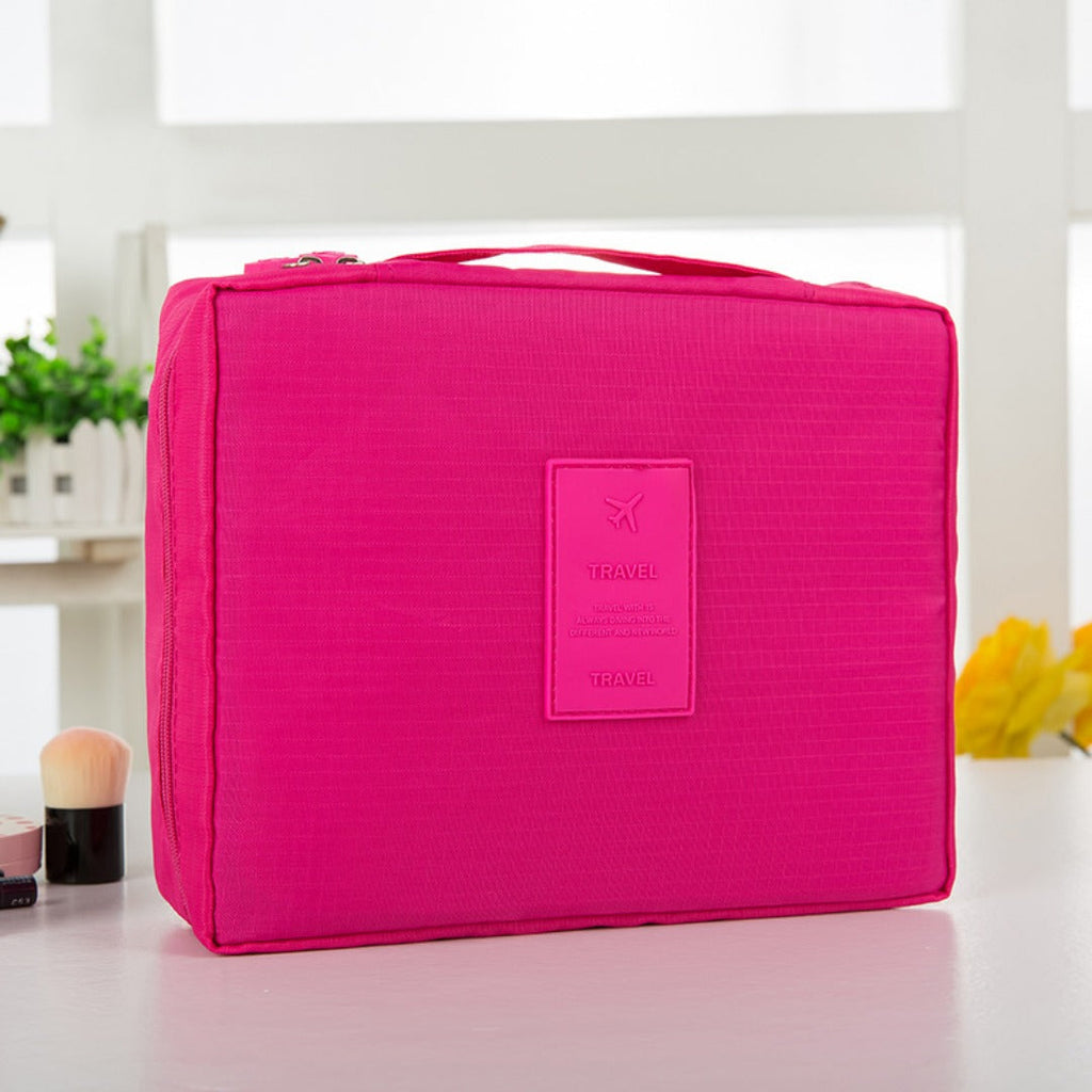 Cosmetic Bags,Cosmetic bag portable, travel storage bag, portable double-layer women's travel bag, men's travel toilet bag - SJB-DIAMOND ELITES