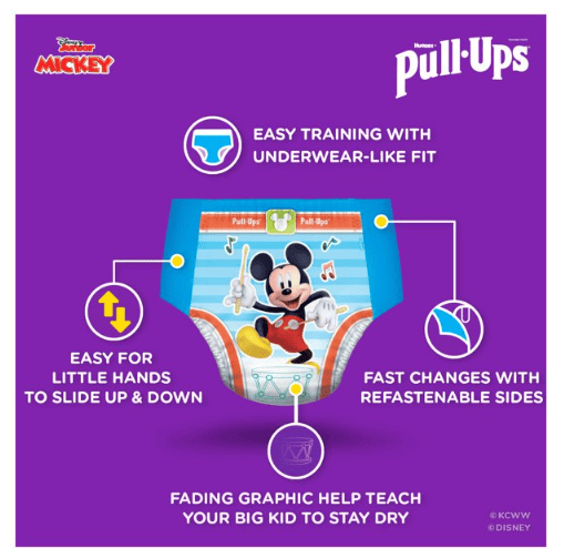 Pull-Ups Boys' Potty Training Pants Size 4; 2T-3T; 74 Ct