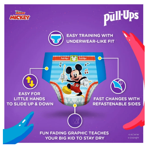 Pull-Ups Boys' Potty Training Pants Size 4; 2T-3T; 94 Ct EasyOptionXY LLC