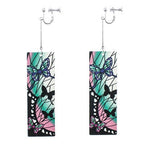 Acrylic Tanjiro Earrings Pi-Mart