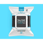 DUDE Wipes Cleansing Wipes, 2-in-1 Face and Body Wipes, Unscented, 30 Count EasyOptionXY LLC