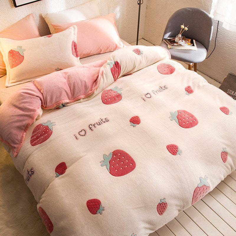 Coral duvet cover Pi-Mart