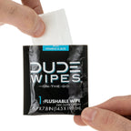DUDE Wipes Flushable Wipes, Unscented XL On-The-Go Wet Wipes, 15 Count, 3 Pack EasyOptionXY LLC