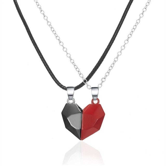 Korean Fashion Magnetic Couple Necklace Pi-Mart