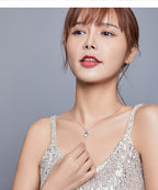 Heart-shaped Aussie Treasure Combined With A Dolphin Necklace Pi-Mart