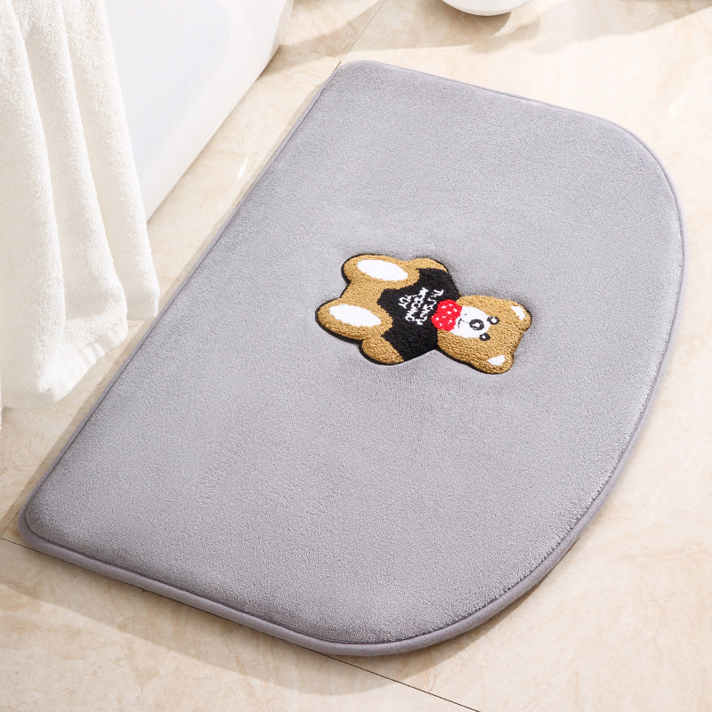 Absorbent Non-slip Living Room Bathroom Floor Mat Pi-Mart