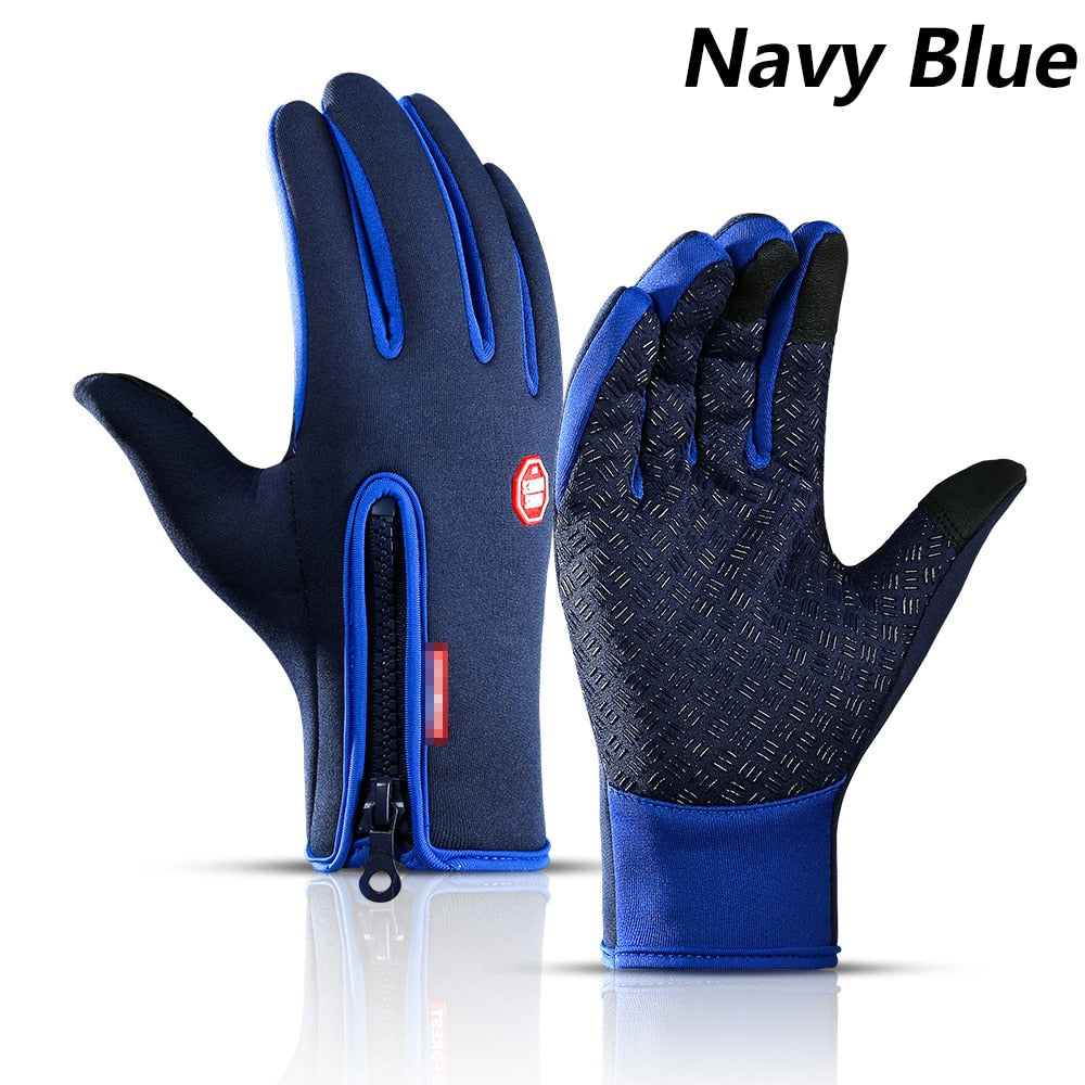 Waterproof Touchscreen Winter Gloves - Windproof Cold Weather Gloves for Cycling Skiing Hiking (Unisex, -5°C)