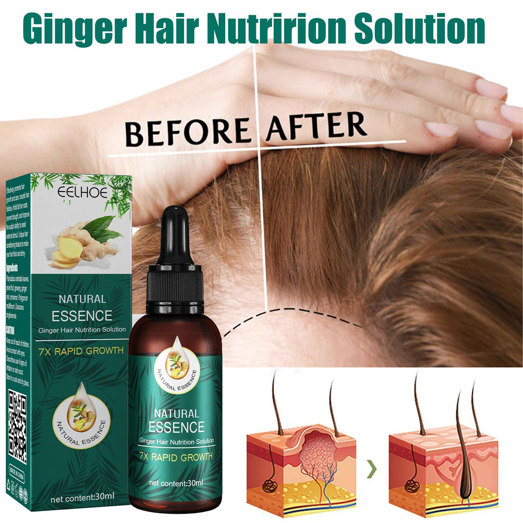 EELHOE Mature Ginger Up Hair Care Essential Oil Pi-Mart