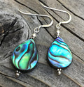 Female Fashion Creative Abalone Shell Water Drop Earrings Pi-Mart