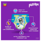 Pull-Ups Boys' Night-Time Training Pants; 3T-4T; 44 Ct