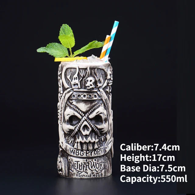 Hawaii Ceramic Tiki Mugs Pi-Mart