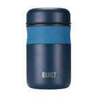 Built 16-Ounce Stainless Steel Double Wall Vacuum Insulated Food Jar in Blue