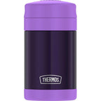 Thermos Vacuum Insulated Food Jar with Folding Spoon, Purple, 16 Ounce EasyOptionXY LLC