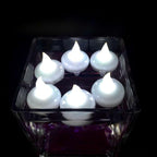 6/12PCS Floating Candle Lights LED Floating Candles Flameless Tea Lights Warm Yellow Battery Operated Waterproof Decoration for Wedding Thanksgiving Christmas Waterproof Flameless on Water Candles LED Tea Light Wedding Party Decorative Stevvex