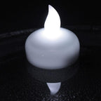6/12PCS Floating Candle Lights LED Floating Candles Flameless Tea Lights Warm Yellow Battery Operated Waterproof Decoration for Wedding Thanksgiving Christmas Waterproof Flameless on Water Candles LED Tea Light Wedding Party Decorative Stevvex
