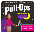 Pull-Ups Girls' Night-Time Training Pants Size 3T-4T; 60 Count