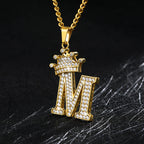 Zircon Alphabet Necklace - SJB-DIAMOND ELITES
