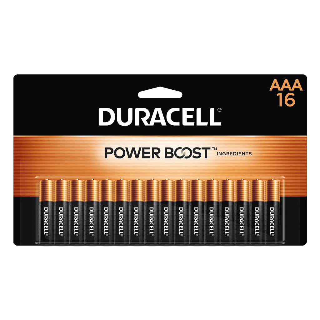 Duracell Coppertop AAA Battery with POWER BOOST?, 16 Pack Long-Lasting Batteries EasyOptionXY LLC
