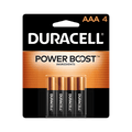 Duracell CopperTop Alkaline Batteries, AAA, 4/PK