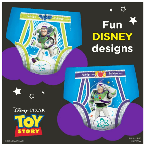Pull-Ups Boys' Night-Time Training Pants Size 3T-4T; 60 Count