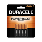 Duracell Coppertop AAA Battery with POWER BOOST?, 8 Pack Long-Lasting Batteries