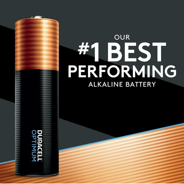 Duracell Optimum AA Battery with 4X POWER BOOST?, 4 Pack Resealable Package EasyOptionXY LLC