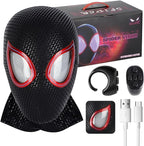 Spider Mask with Moving Eyes helmet Spide Cosplay Mask spides mascara suits cool stuff amazing hot realistic toys figure for boy teen Adult gifts for age 8-12 13 year old Super Hero costume - SJB-DIAMOND ELITES