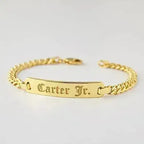 Baby Name Bracelet, Toddler Bracelet, Baby Shower Gift, Children's ID