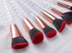 Spiral Red And Black Hair Makeup Brush Pi-Mart