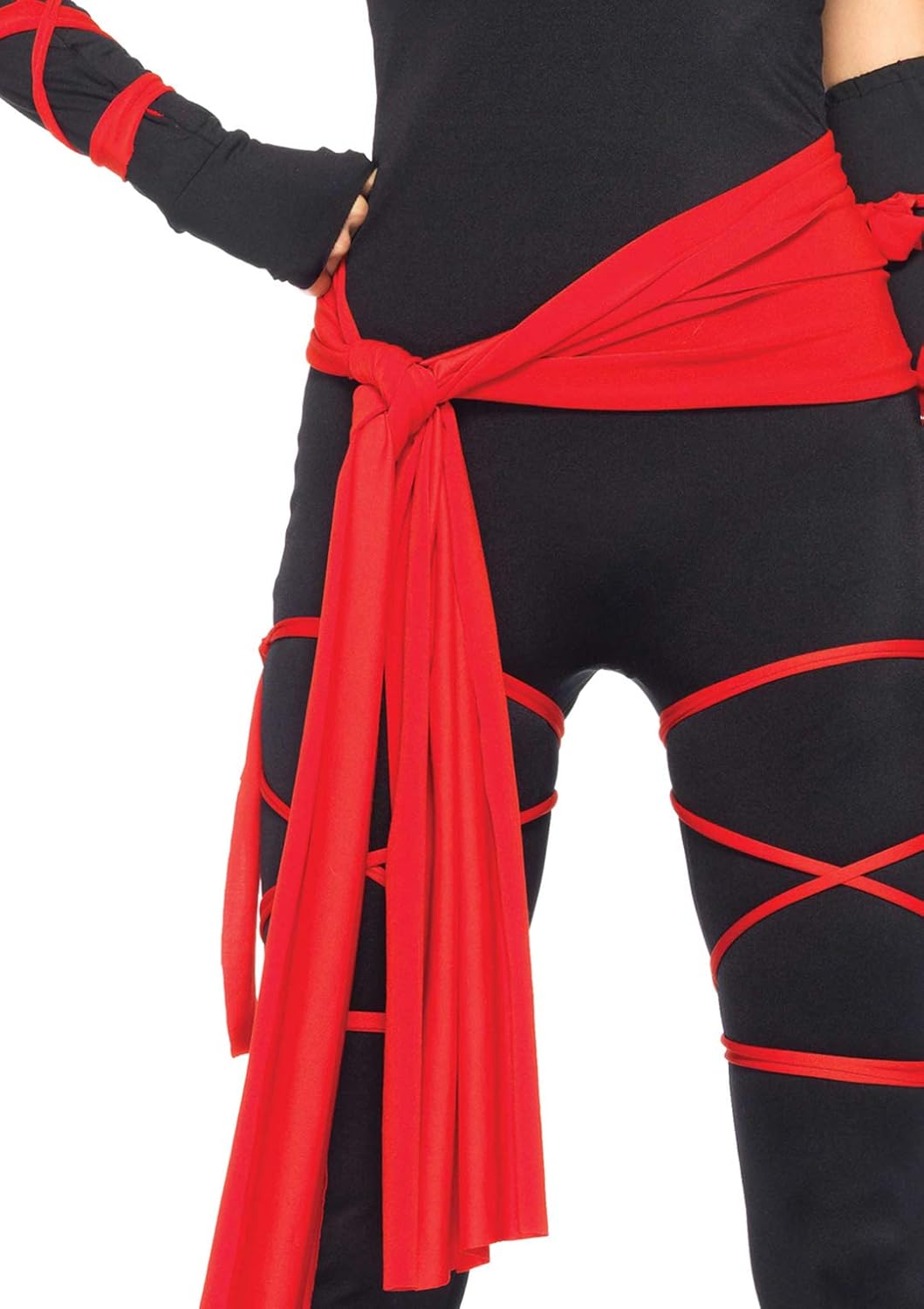 Women's 4 Pc Deadly Ninja Costume Halloween deadpool - SJB-DIAMOND ELITES