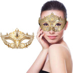 Mask for Women Venetian Metal Party For Carnival Halloween Costume Cosplay - SJB-DIAMOND ELITES