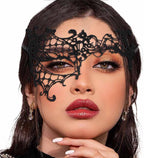 Masquerade Lace Mask Women Black Lace Masks Costume Party Proms Face Mask Halloween Eye Mask - SJB-DIAMOND ELITES