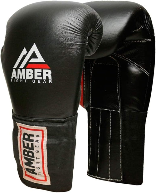 MFG Professional Hook and Loop Leather Training Boxing Gloves MMA - SJB-DIAMOND ELITES