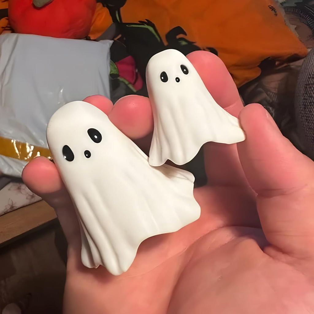 Halloween Ghost Figurine - Spooky Resin Ghost Statue, Cute Ghost Decor for Halloween Decorations, Porch and Indoor Spooky Home Decor (Ghost (1 Figurine)) - SJB-DIAMOND ELITES