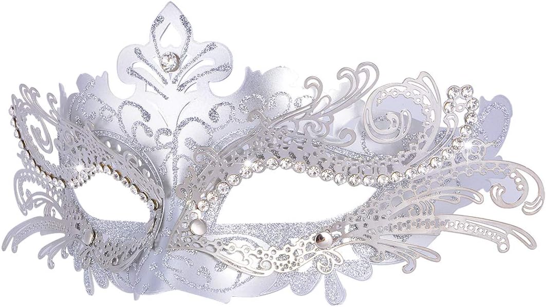 Masquerade Mask, Mardi Gras Deecorations Venetian Masks for Womens - SJB-DIAMOND ELITES