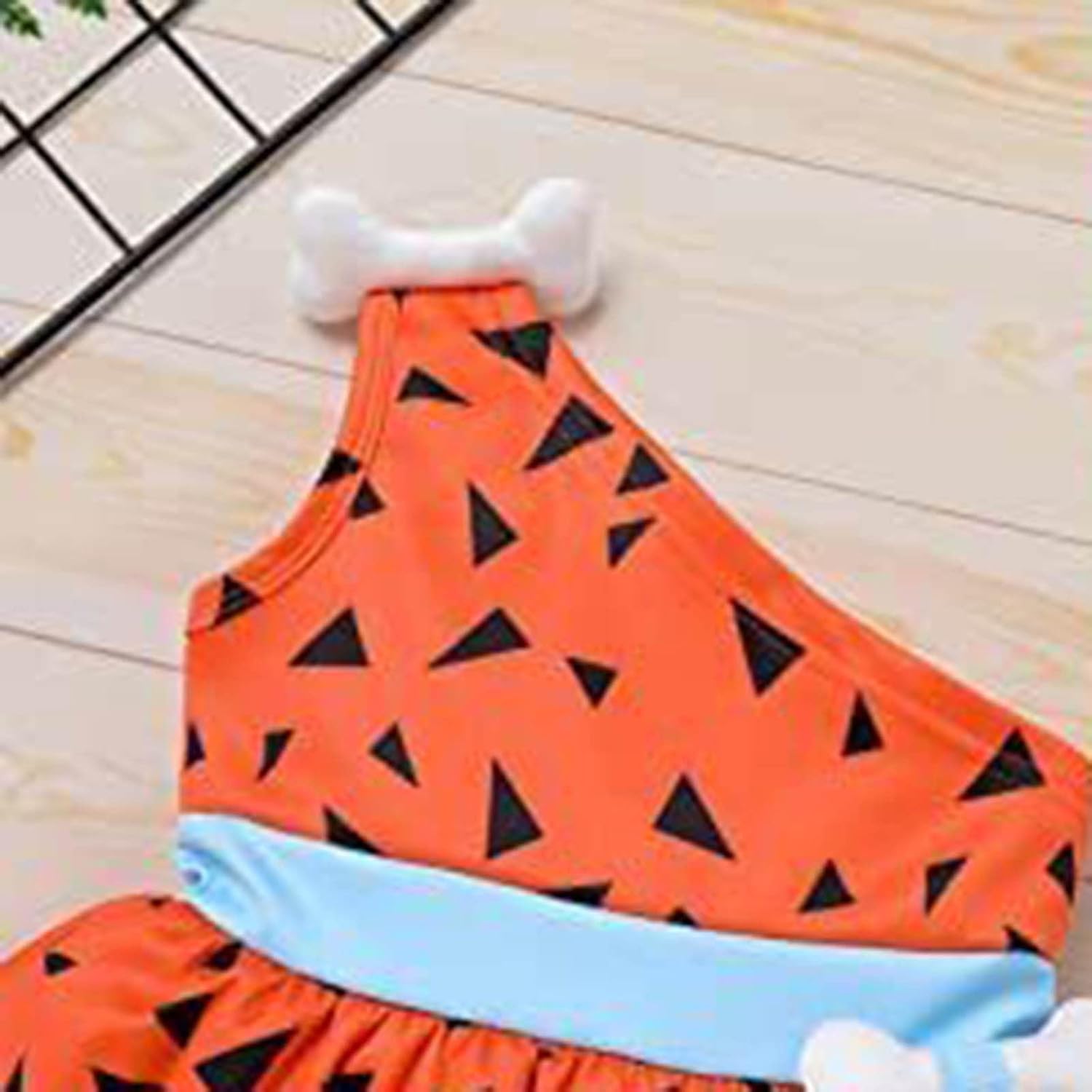 Toddler Kids Caveman Halloween Costume Baby Girls Boys Historical tone ge Caveman Cavegirl Dress Pebbles - SJB-DIAMOND ELITES