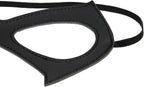 Luxury Black Red Leather Half Cat Eye Costume Mask Halloween Cosplay Fancy Dress Make Up Masquerade Party Props - SJB-DIAMOND ELITES