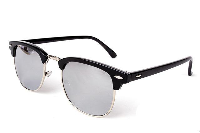 Luxury Popular  Famous Retro Semi-Rimless Brand Designer Sunglasses For Women and Men Polarized Classic Oculos De Sol Gafas Retro EyeglassesWith UV400  Sunglasses - SJB-DIAMOND ELITES