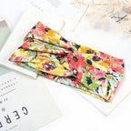 Sweat-absorbent And Anti-perspirant Bundled Headband With Wide-brimmed Print Headband Pi-Mart