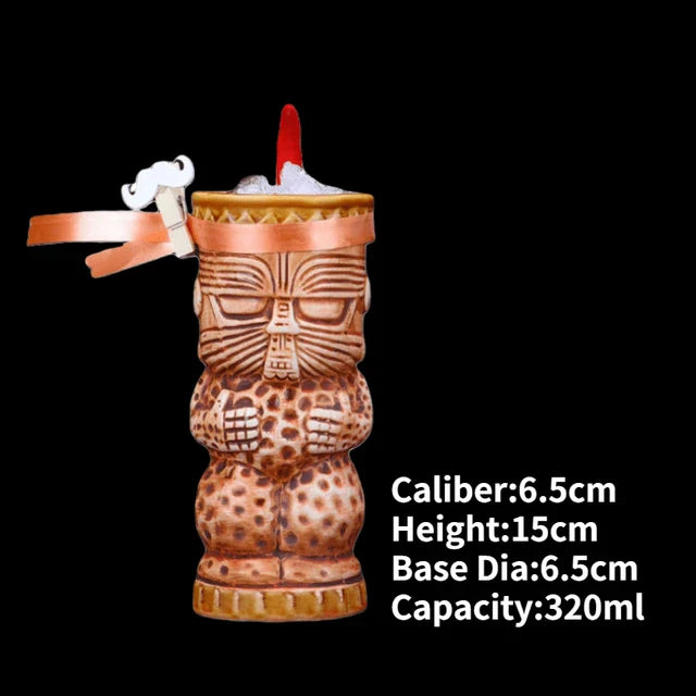 Hawaii Ceramic Tiki Mugs Pi-Mart