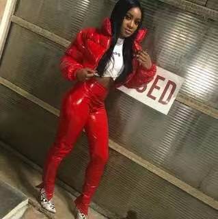 Glossy Bread Jacket Down Cotton Jacket Quilted Jacket Pi-Mart