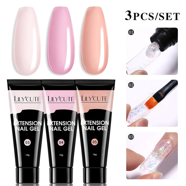 Extension Gel Set - SJB-DIAMOND ELITES