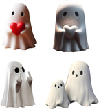 Halloween Ghost Figurine - Spooky Resin Ghost Statue, Cute Ghost Decor for Halloween Decorations, Porch and Indoor Spooky Home Decor (Ghost (1 Figurine)) - SJB-DIAMOND ELITES