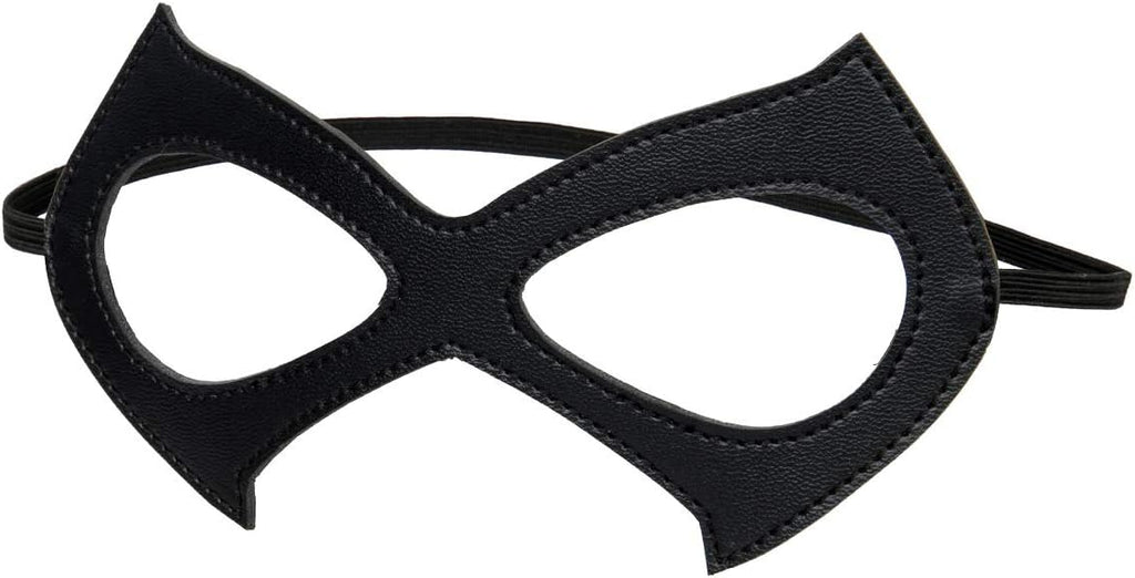 Luxury Black Red Leather Half Cat Eye Costume Mask Halloween Cosplay Fancy Dress Make Up Masquerade Party Props - SJB-DIAMOND ELITES