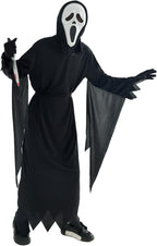 Scary Horror GhostFace Mask with Bloody Toy Knife Halloween Scream Cosplay Costume - SJB-DIAMOND ELITES