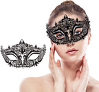 Mask for Women Venetian Metal Party For Carnival Halloween Costume Cosplay - SJB-DIAMOND ELITES