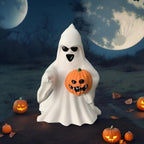 Halloween Ghost Figurine - Spooky Resin Ghost Statue, Cute Ghost Decor for Halloween Decorations, Porch and Indoor Spooky Home Decor (Ghost (1 Figurine)) - SJB-DIAMOND ELITES