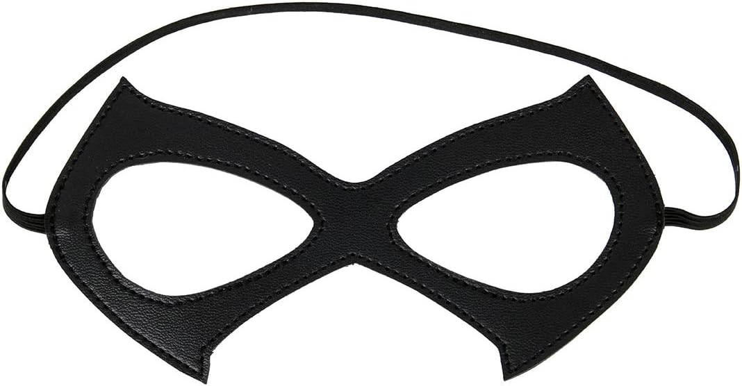 Luxury Black Red Leather Half Cat Eye Costume Mask Halloween Cosplay Fancy Dress Make Up Masquerade Party Props - SJB-DIAMOND ELITES